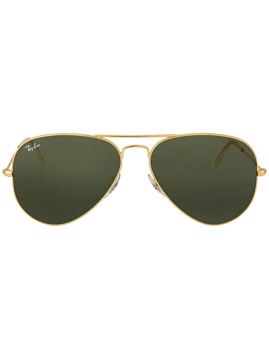 Солнцезащитные очки Ray Ban Aviator Classic Green Classic G-15 унисекс RB3025 L0205 58 Ray-Ban