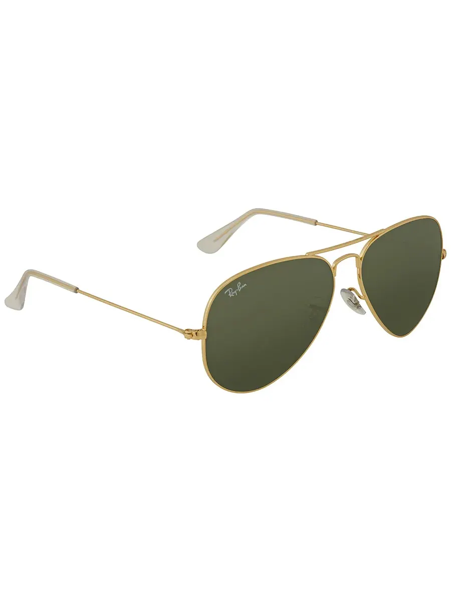 Солнцезащитные очки Ray Ban Aviator Classic Green Classic G-15 унисекс RB3025 L0205 58 Ray-Ban — изображение 3 из 5, зеленый