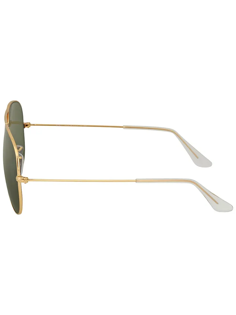 Солнцезащитные очки Ray Ban Aviator Classic Green Classic G-15 унисекс RB3025 L0205 58 Ray-Ban — изображение 4 из 5, зеленый