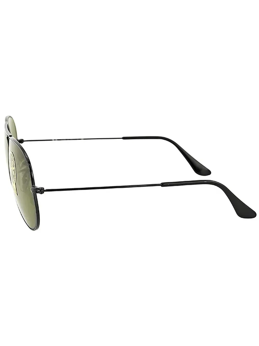 Солнцезащитные очки Ray Ban Aviator Classic Green Classic G-15 унисекс RB3025 L2823 58 Ray-Ban — изображение 2 из 4, черный