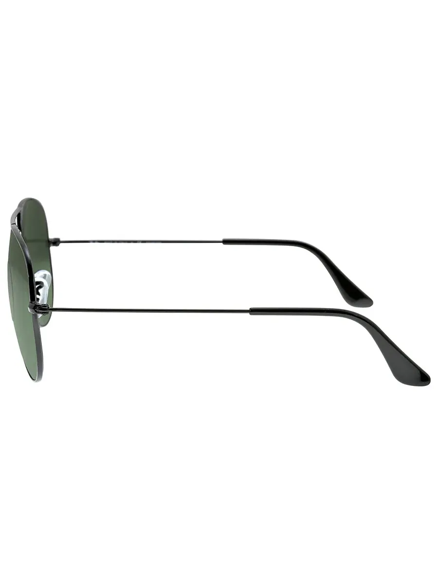 Солнцезащитные очки Ray Ban Aviator Classic Green Polarized унисекс RB3025 002/58 58 Ray-Ban — изображение 4 из 5, зеленый