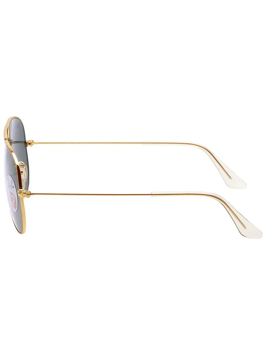 Солнцезащитные очки Ray-Ban Aviator Classic Polarized Green Classic G-15 унисекс RB3025 001/58 55 — изображение 4 из 5