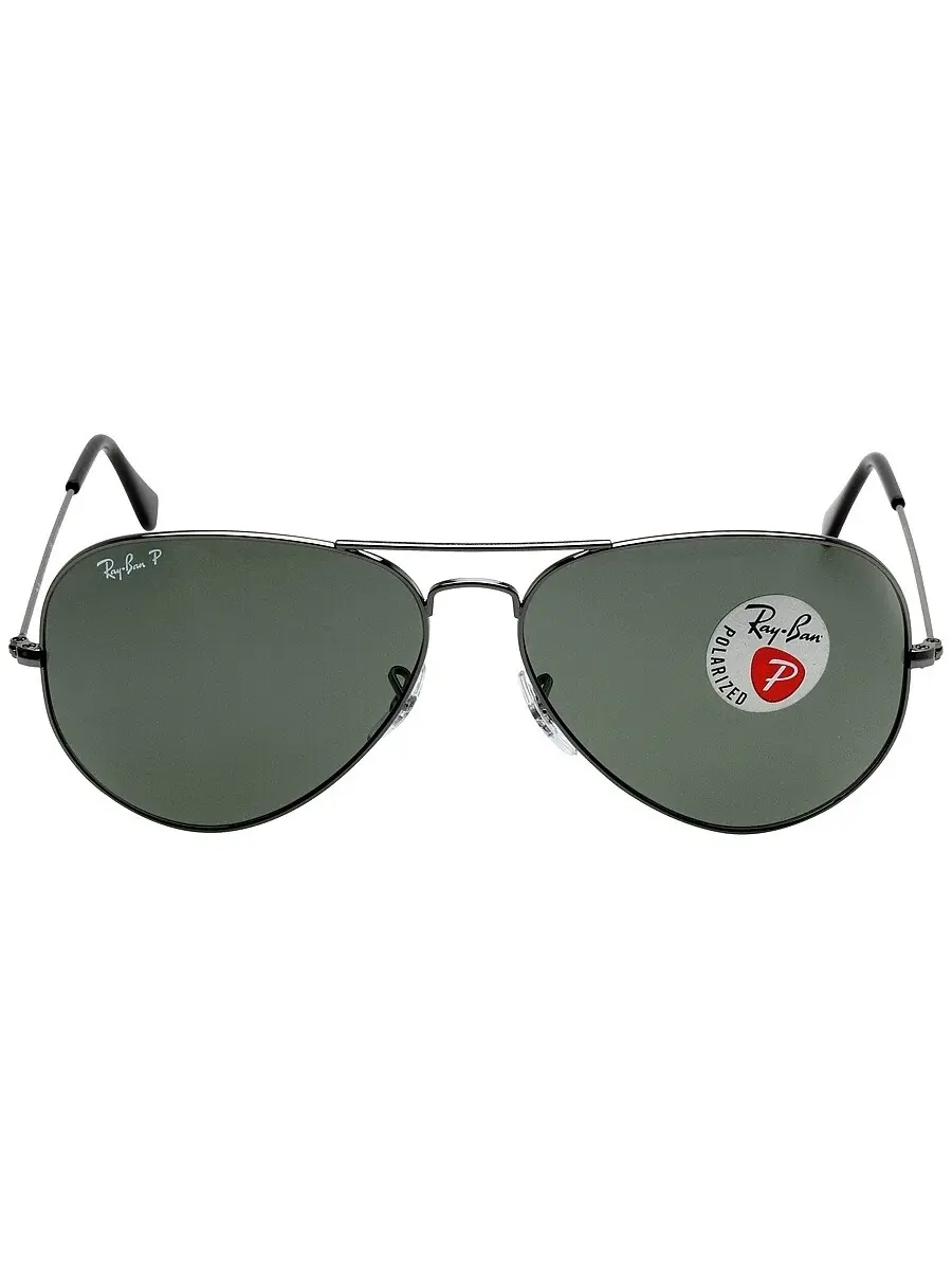 Солнцезащитные очки Ray-Ban Aviator Classic Polarized Green Classic G-15 унисекс RB3025 004/58 62
