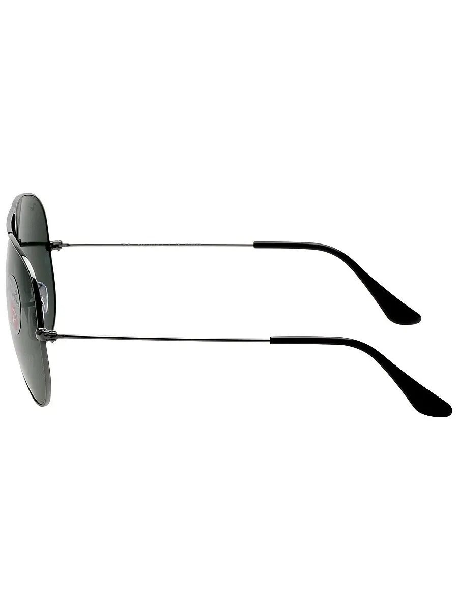 Солнцезащитные очки Ray-Ban Aviator Classic Polarized Green Classic G-15 унисекс RB3025 004/58 62 — изображение 4 из 5