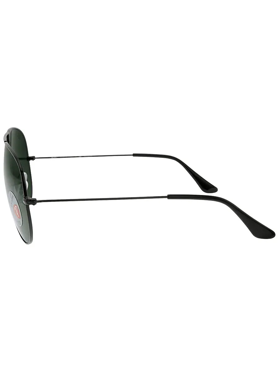 Солнцезащитные очки Ray Ban Aviator Classic Polarized Green унисекс RB3025 002/58 62 Ray-Ban — изображение 4 из 5, зеленый
