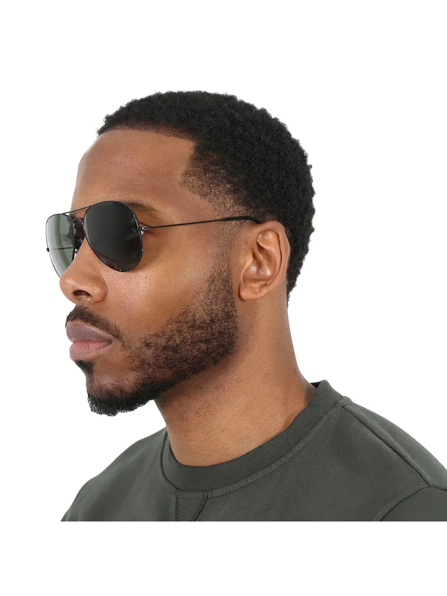 Солнцезащитные очки Ray Ban Aviator Large Metal II Green унисекс RB3026 L2821 62 Ray-Ban — изображение 2 из 5, зеленый
