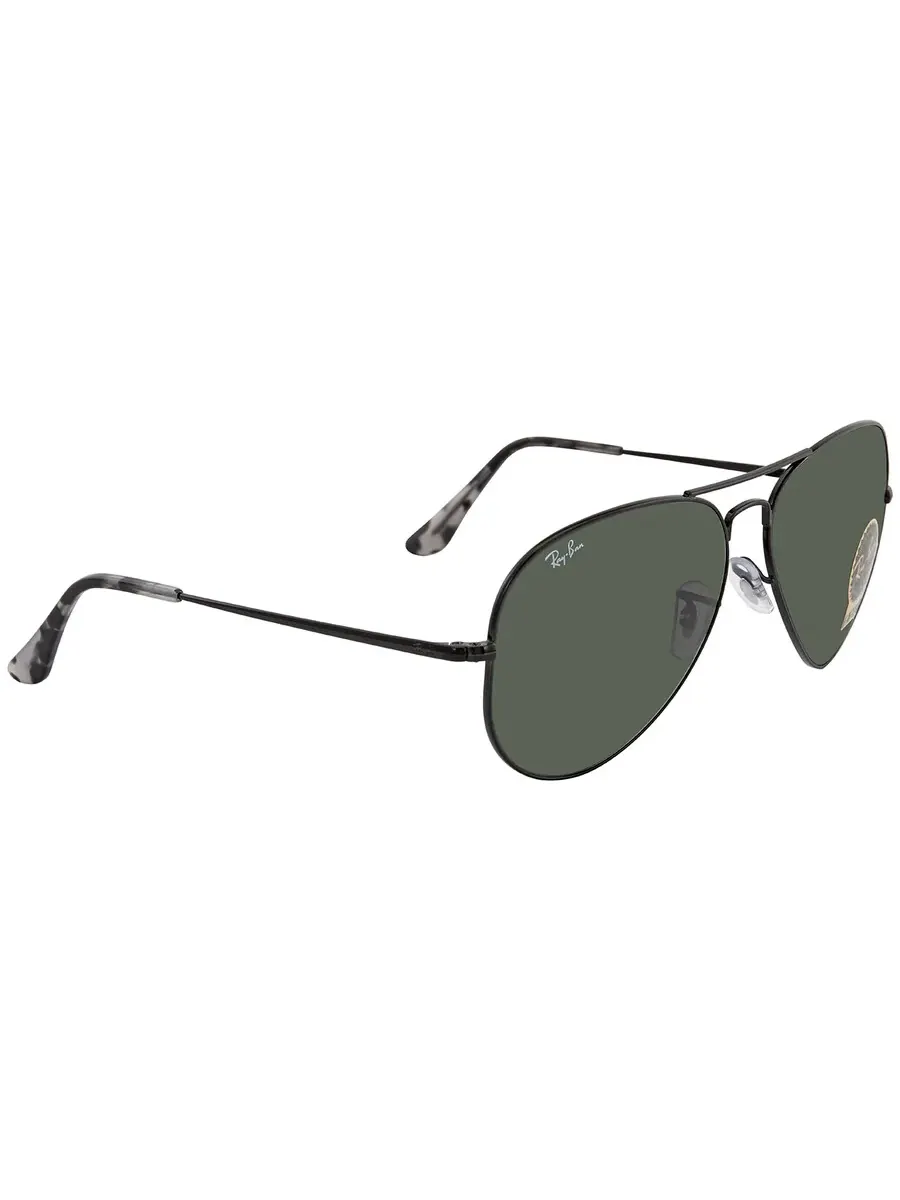 Солнцезащитные очки Ray Ban Aviator Metal II G-15 Green Aviator, унисекс, RB3689 914831 62 Ray-Ban — изображение 2 из 4