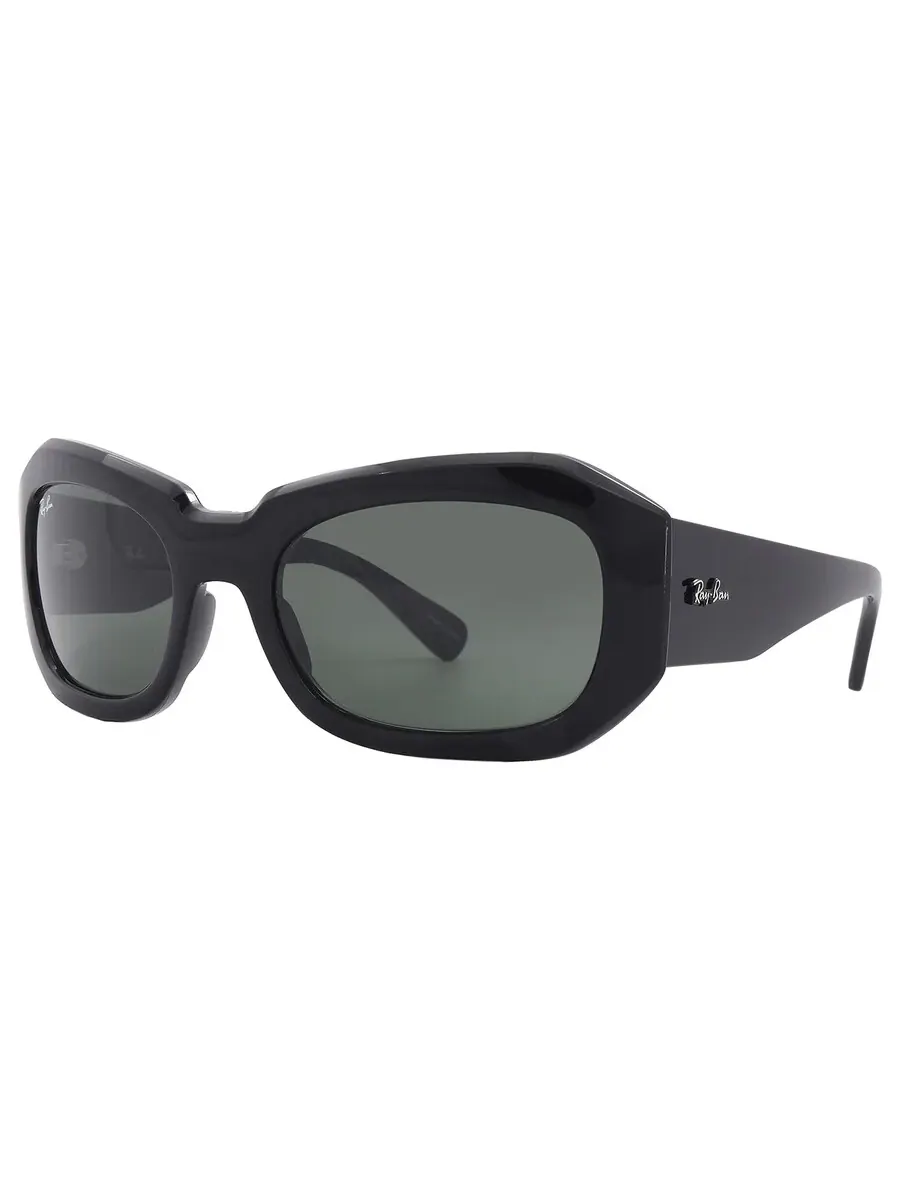 Солнцезащитные очки Ray Ban Beate Green нестандартной формы унисекс RB2212 901/31 56 Ray-Ban — изображение 2 из 5, зеленый