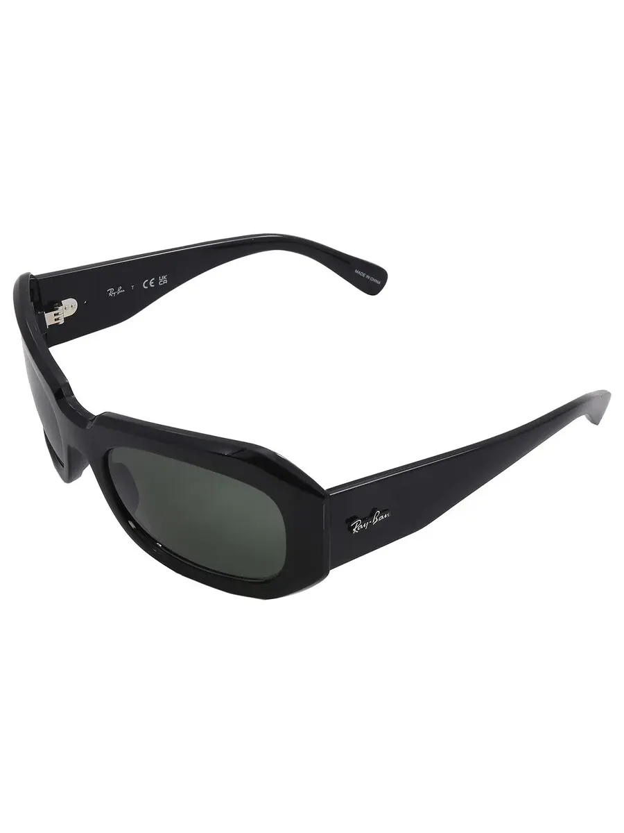 Солнцезащитные очки Ray Ban Beate Green нестандартной формы унисекс RB2212 901/31 56 Ray-Ban — изображение 4 из 5, зеленый