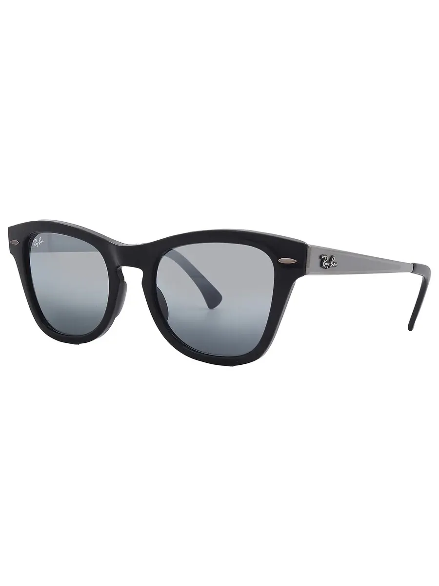 Солнцезащитные очки Ray Ban Blue Vintage Mirror Square унисекс RB0707SM 901/G6 53 Ray-Ban — изображение 3 из 6, синий