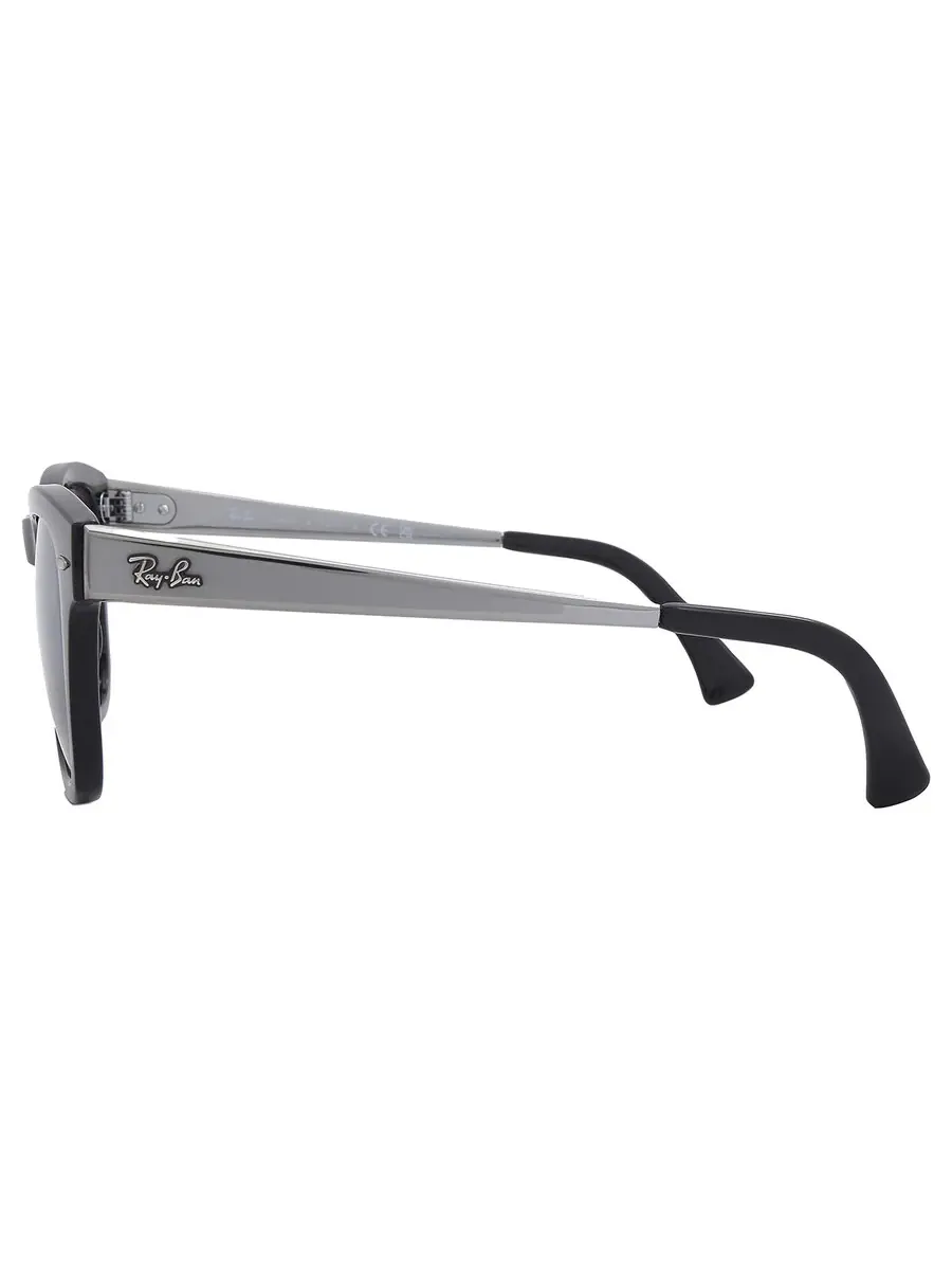 Солнцезащитные очки Ray Ban Blue Vintage Mirror Square унисекс RB0707SM 901/G6 53 Ray-Ban — изображение 4 из 6, синий