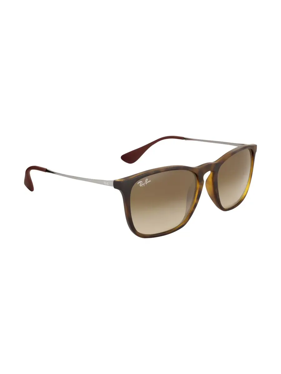Солнцезащитные очки Ray Ban Chris Brown Gradient Square унисекс RB4187 856/13 54 Ray-Ban — изображение 2 из 4, коричневый