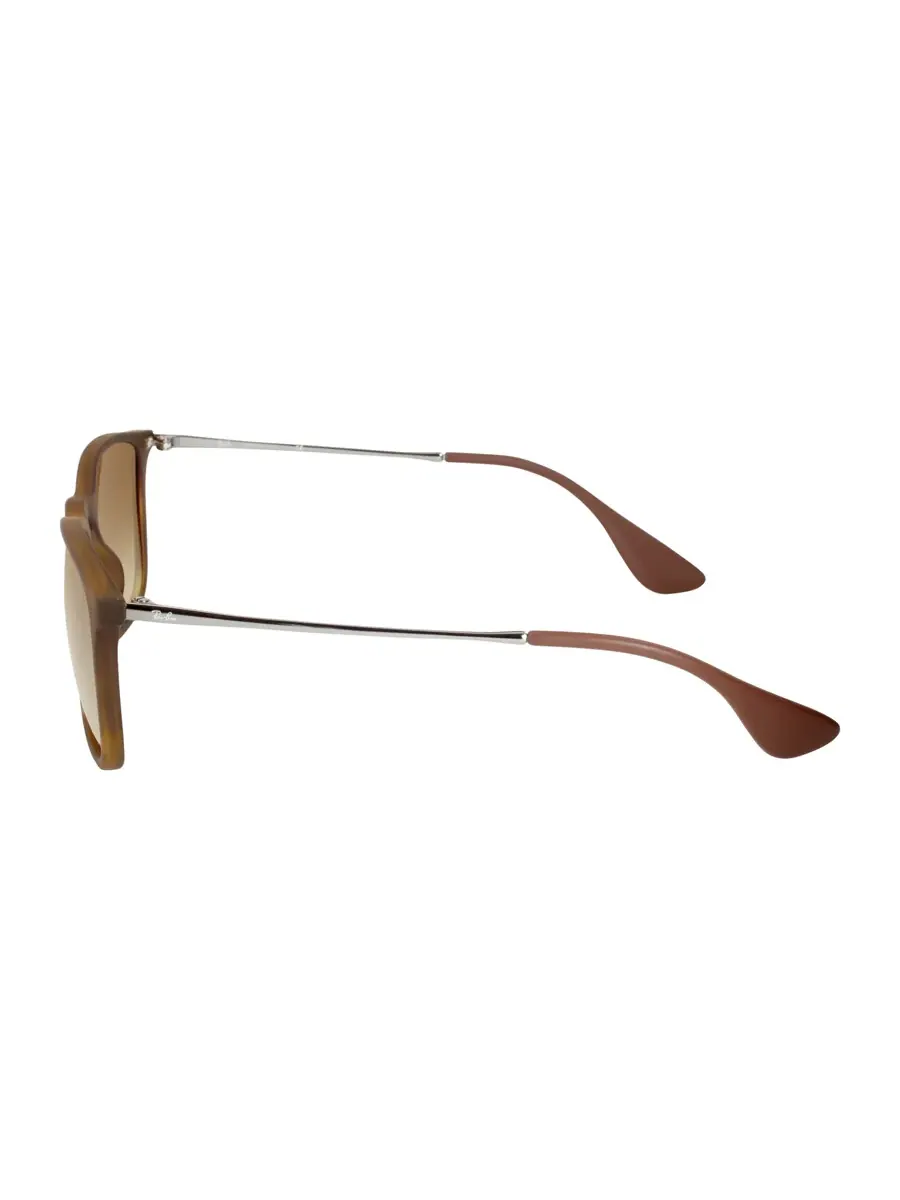 Солнцезащитные очки Ray Ban Chris Brown Gradient Square унисекс RB4187 856/13 54 Ray-Ban — изображение 3 из 4, коричневый