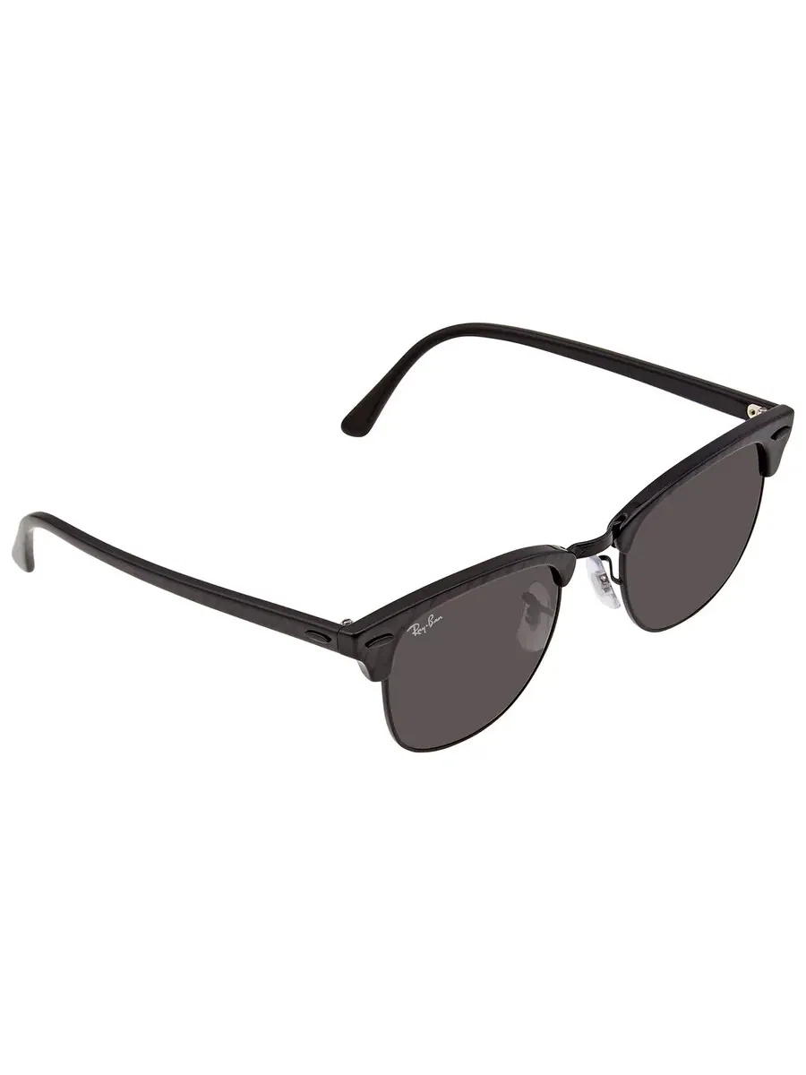 Солнцезащитные очки Ray Ban Clubmaster Marble Dark Grey Square унисекс RB3016 1305B1 51 Ray-Ban — изображение 2 из 3, серый