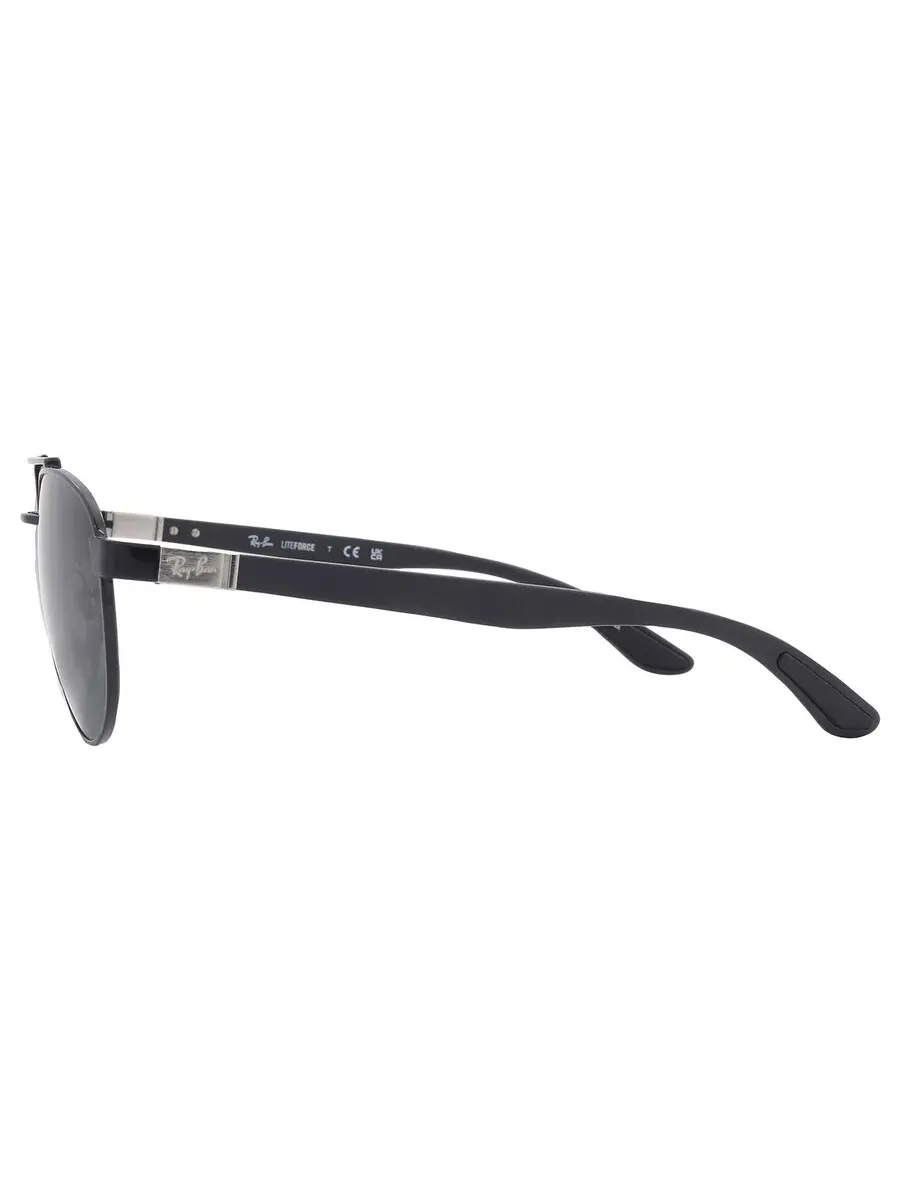 Солнцезащитные очки Ray Ban Dark Green Pilot унисекс RB3736 002/71 56 Ray-Ban — изображение 3 из 5, черный