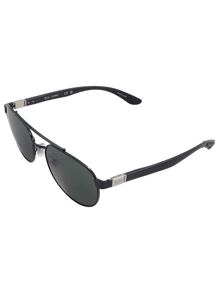 Солнцезащитные очки Ray Ban Dark Green Pilot унисекс RB3736 002/71 56 Ray-Ban — изображение 4 из 5, черный