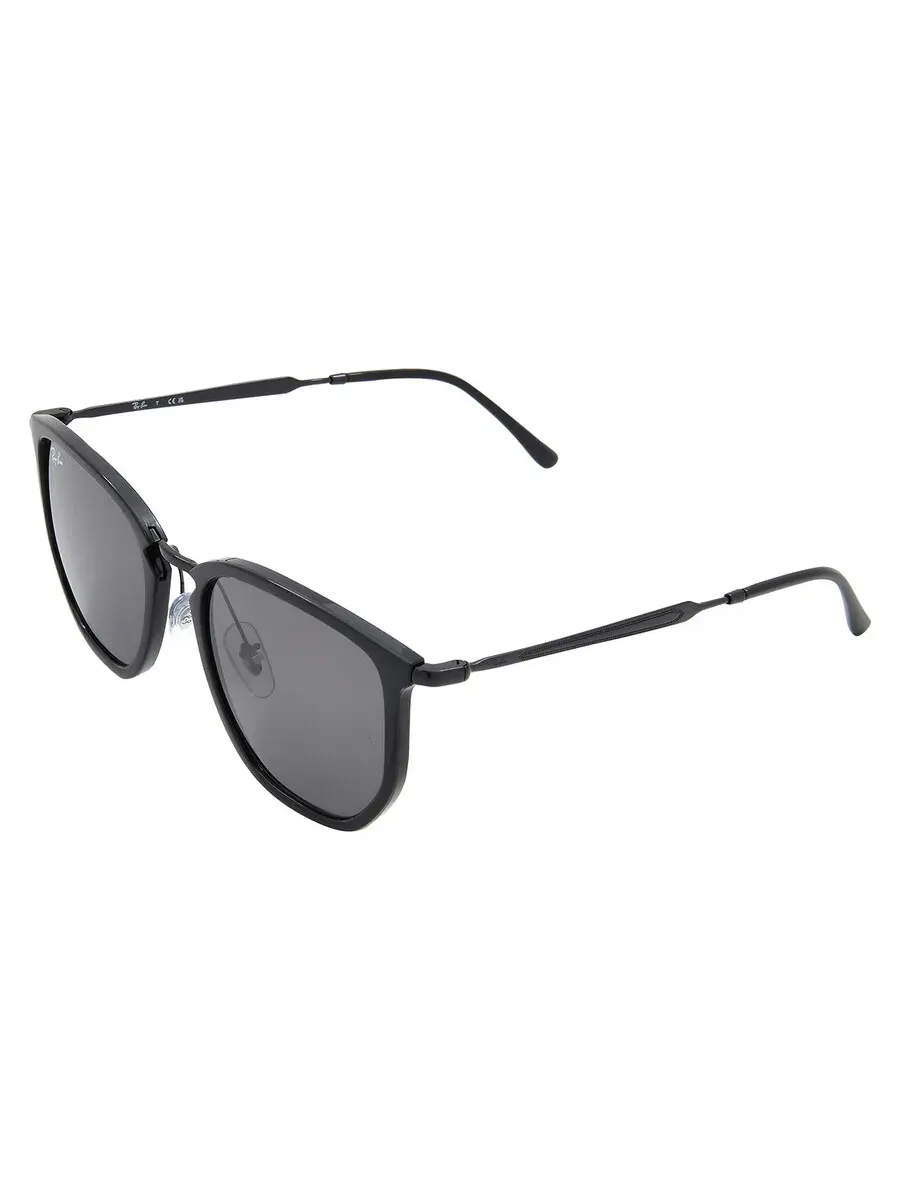 Солнцезащитные очки Ray Ban темно-серые неправильной формы унисекс RB4451 601/B1 53 Ray-Ban — изображение 4 из 5, черный