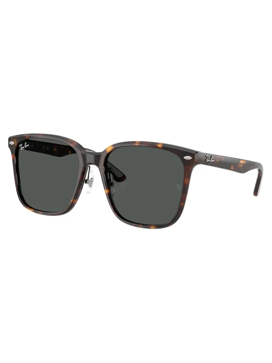 Ray-Ban Солнцезащитные очки Ray Ban Dark Grey Square унисекс RB2206D 710/87 57