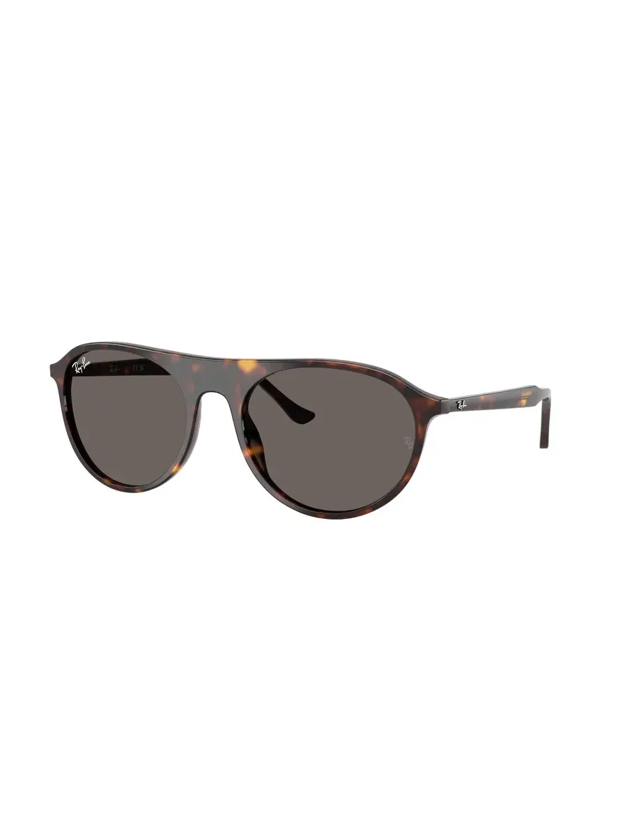 Ray-Ban Солнцезащитные очки Ray Ban Dark Grey Square унисекс RB2215 902/B1 56
