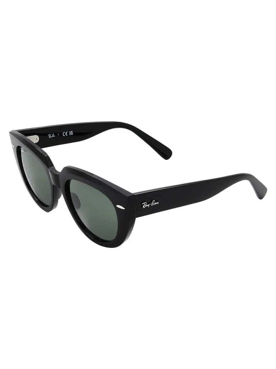 Женские солнцезащитные очки Ray Ban Doreen G-15 Green Cat Eye RB2286 901/31 52 Ray-Ban — изображение 4 из 5, черный