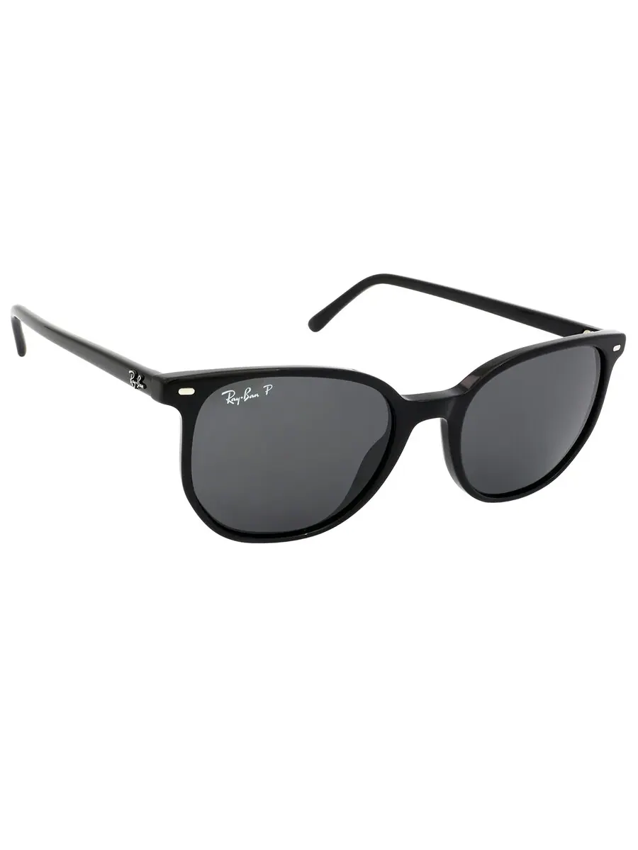 Солнцезащитные очки Ray Ban Elliot Polarized Black Square Unisex RB2197 901/48 52 Ray-Ban — изображение 2 из 4, черный