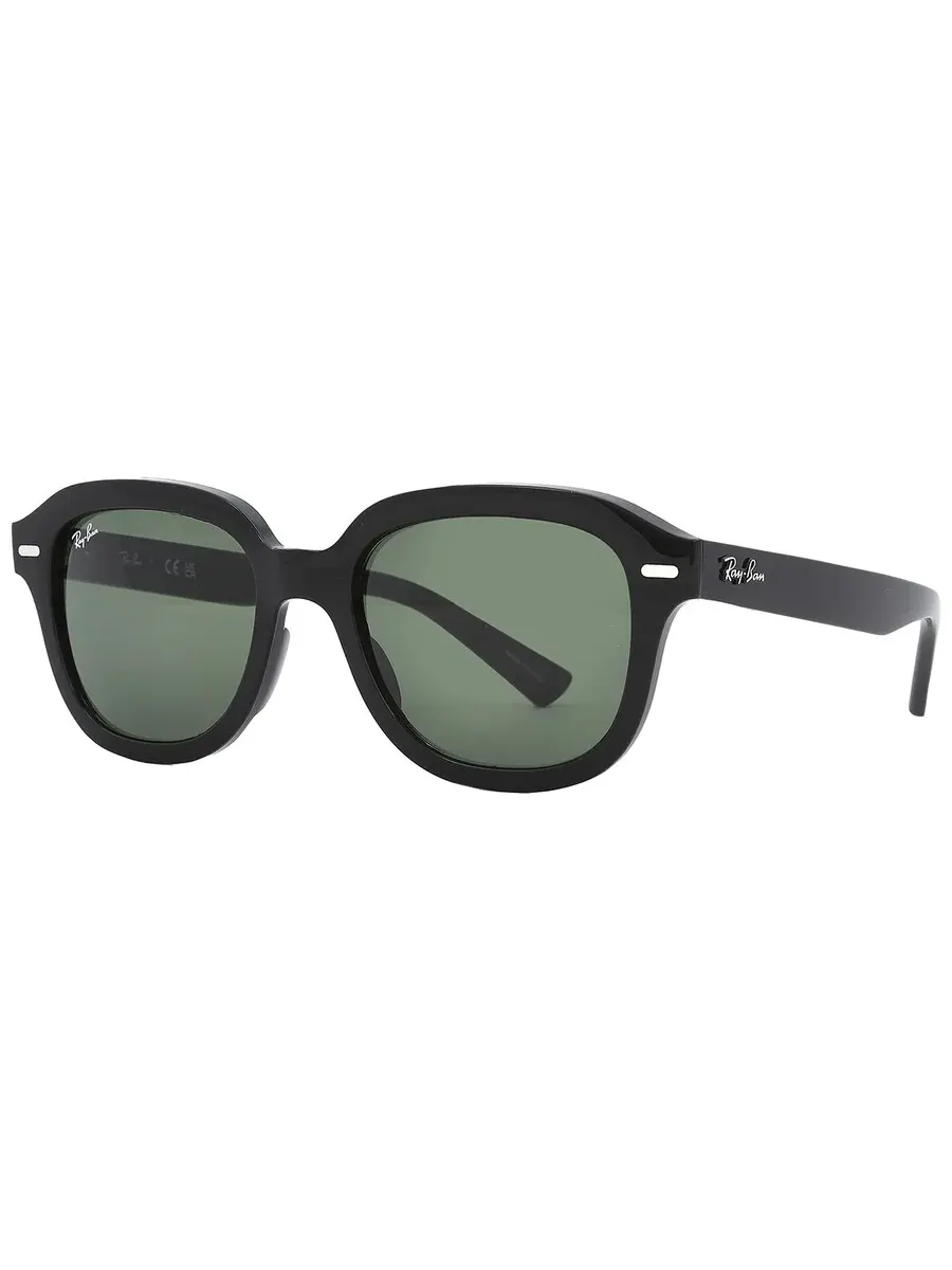 Солнцезащитные очки Ray Ban Erik Green Square унисекс RB4398 901/31 53 Ray-Ban — изображение 2 из 5, зеленый