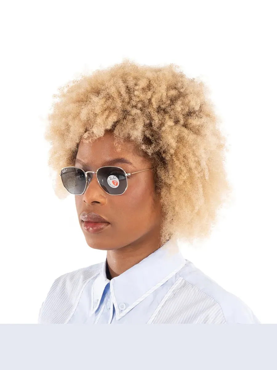 Солнцезащитные очки Ray Ban с шестиугольными плоскими линзами, синие, унисекс, RB3548N 003/02 51 Ray-Ban — изображение 2 из 6