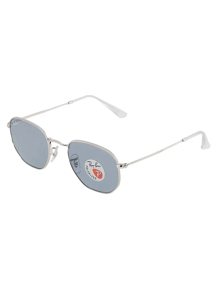 Солнцезащитные очки Ray Ban с шестиугольными плоскими линзами, синие, унисекс, RB3548N 003/02 51 Ray-Ban — изображение 4 из 6