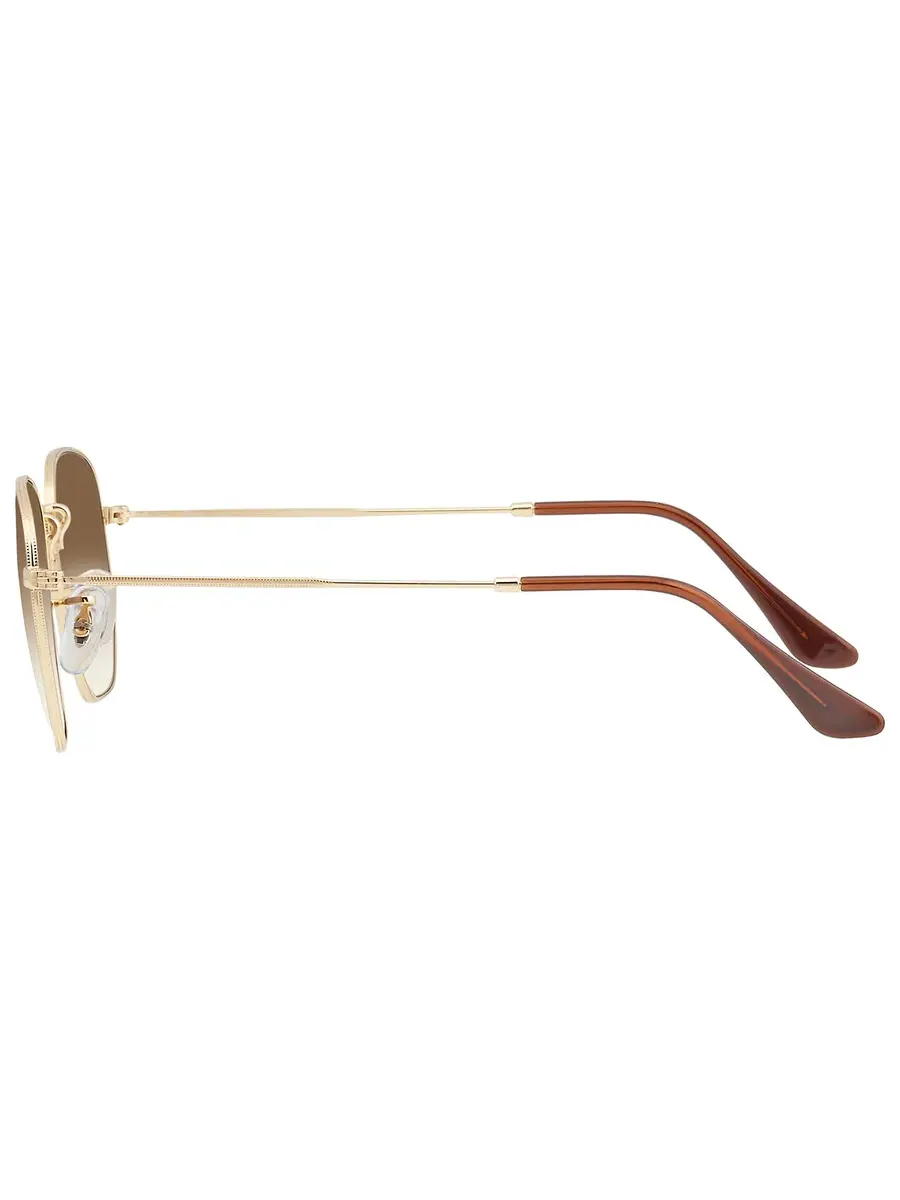Солнцезащитные очки Ray Ban Hexagonal Light Brown Gradient унисекс RB3548 001/51 51 Ray-Ban — изображение 3 из 4, коричневый