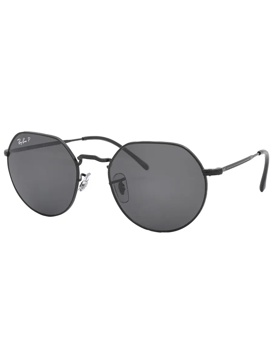 Солнцезащитные очки Ray Ban Jack Black неправильной формы для унисекса RB3565 002/48 53 Ray-Ban — изображение 2 из 5, черный