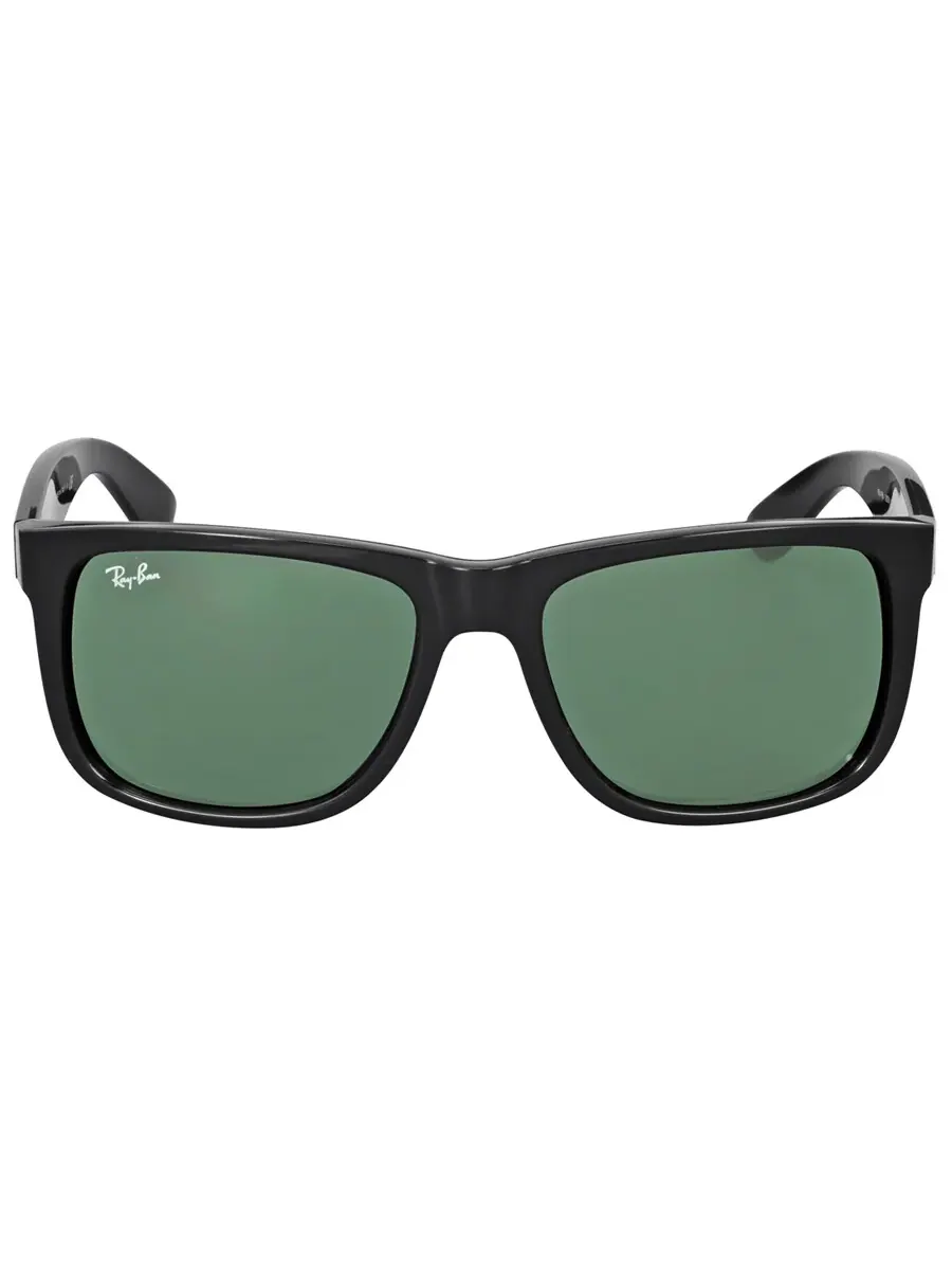 Солнцезащитные очки Ray Ban Justin Classic Green Classic Square для мужчин RB4165 601/71 54 Ray-Ban