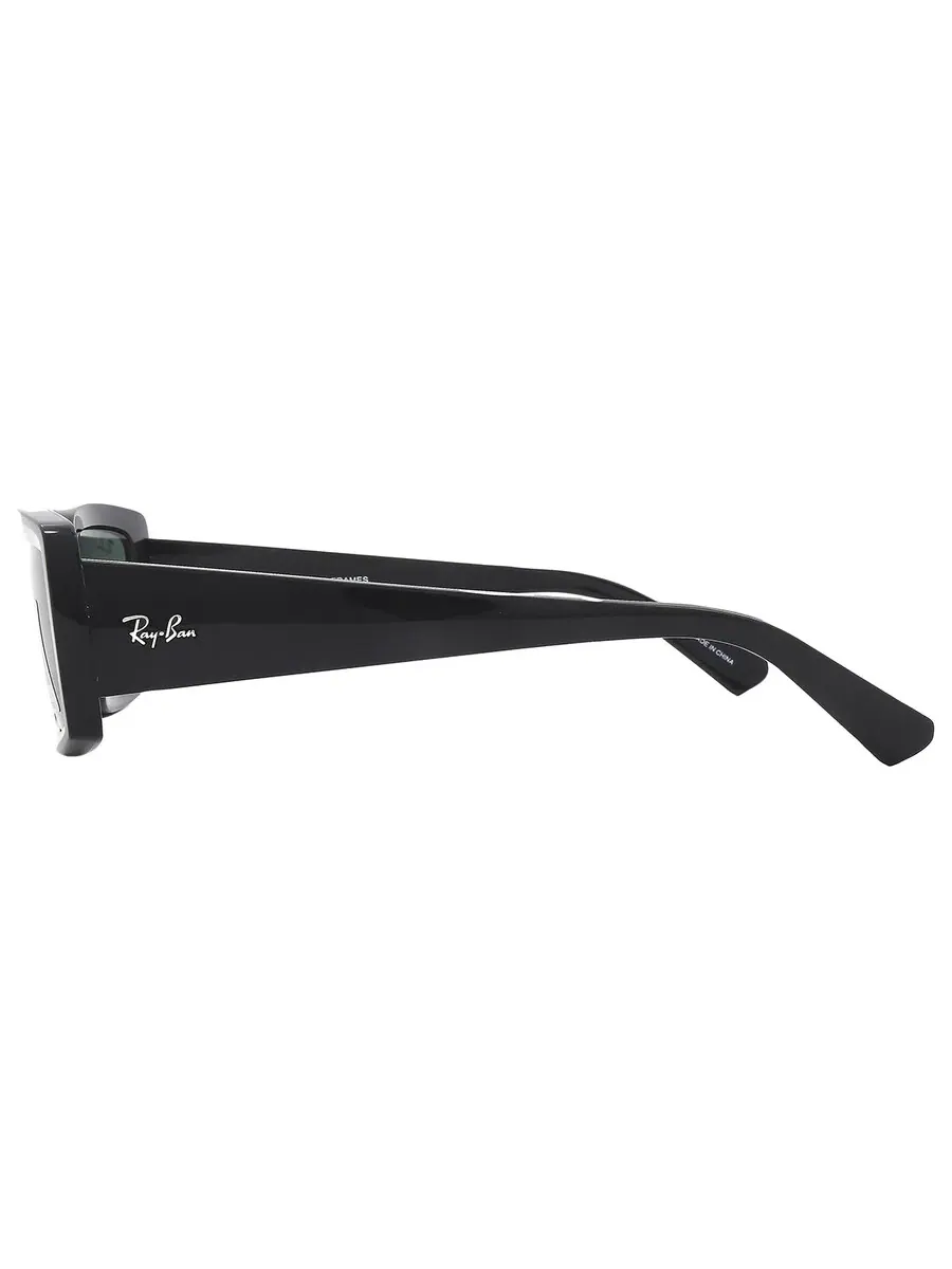 Солнцезащитные очки Ray Ban Kiliane Bio Based темно-зеленые прямоугольные унисекс RB4395 667771 54 Ray-Ban, зеленый
