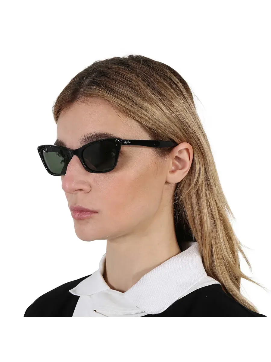 Женские солнцезащитные очки Ray Ban Lady Burbank Green Cat Eye RB2299 901/31 52 Ray-Ban — изображение 2 из 5, зеленый