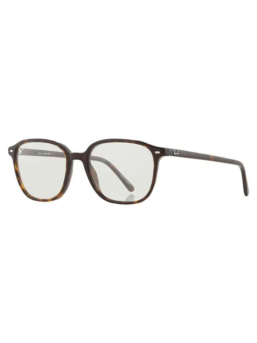 Ray-Ban Солнцезащитные очки Ray Ban Leonard Transitions Clear Square для женщин RB2193 902/GH 53 — изображение 3 из 6