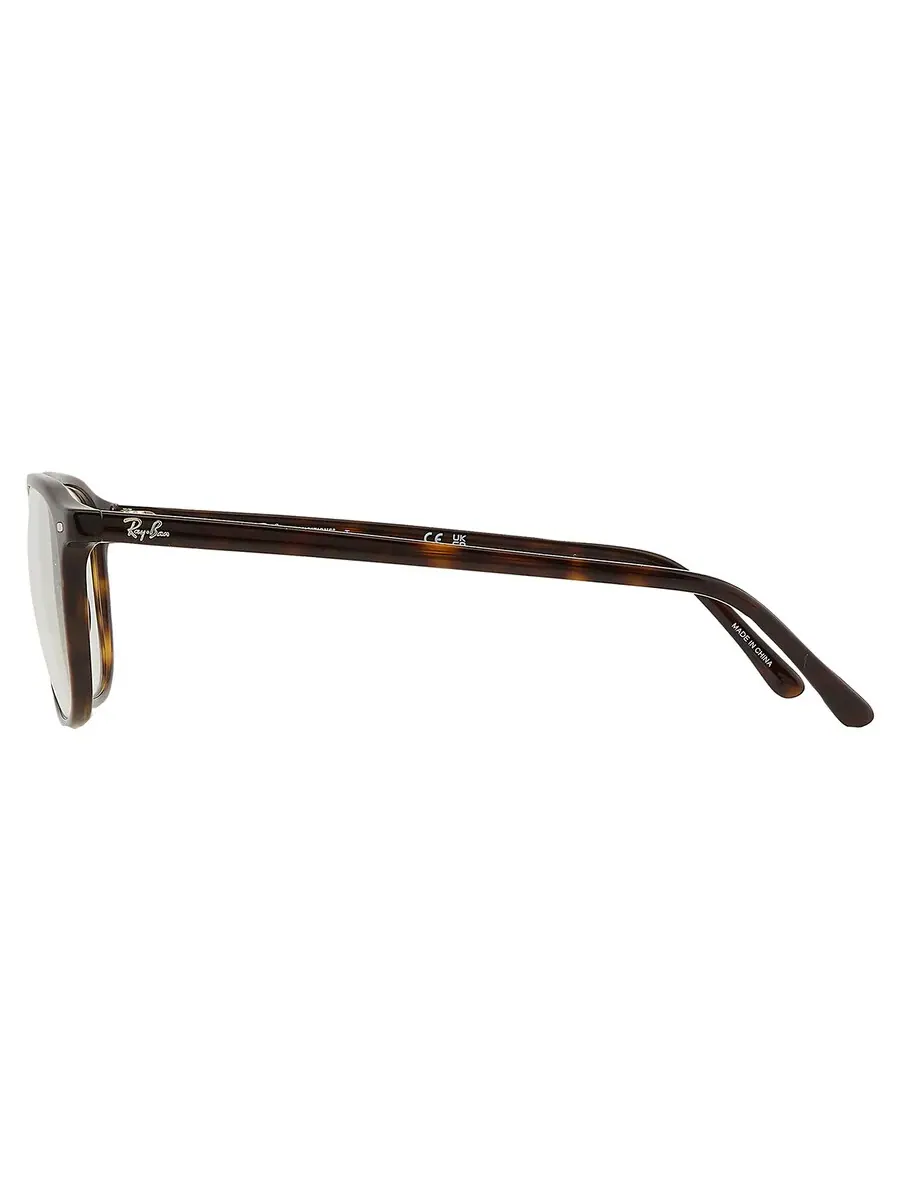 Ray-Ban Солнцезащитные очки Ray Ban Leonard Transitions Clear Square для женщин RB2193 902/GH 53 — изображение 5 из 6