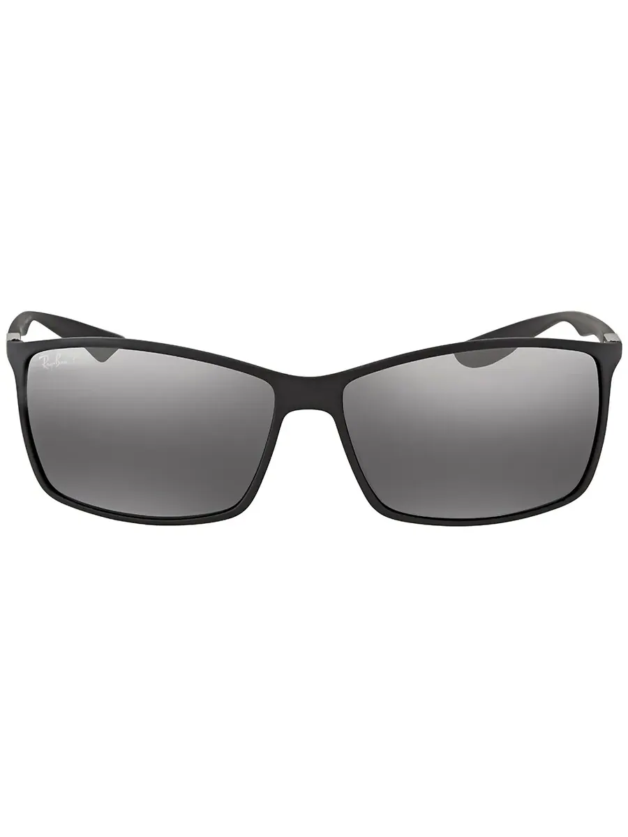 Мужские солнцезащитные очки Ray Ban Liteforce Polarized Silver Mirror Square RB4179 601S82 62 Ray-Ban
