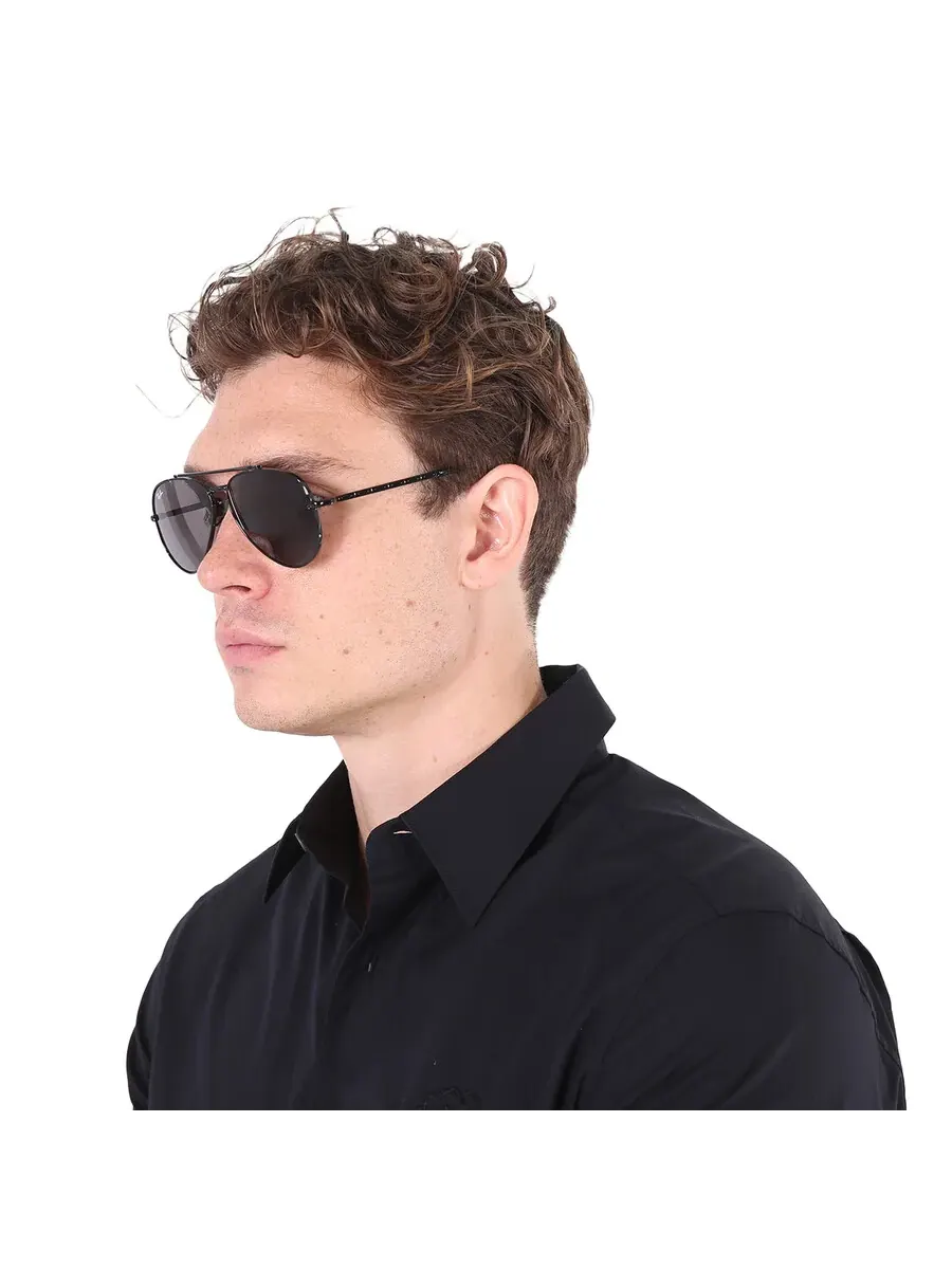 Солнцезащитные очки Ray Ban New Aviator Dark Gray унисекс RB3625 002/B1 58 Ray-Ban — изображение 2 из 6, серый
