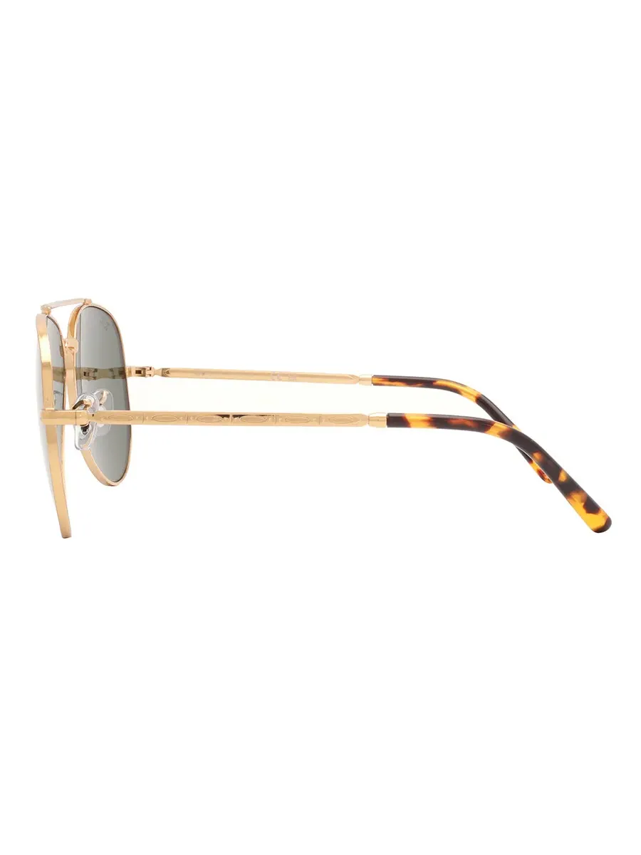 Солнцезащитные очки Ray Ban New Aviator Green Aviator унисекс RB3625 919631 62 Ray-Ban — изображение 4 из 6, зеленый