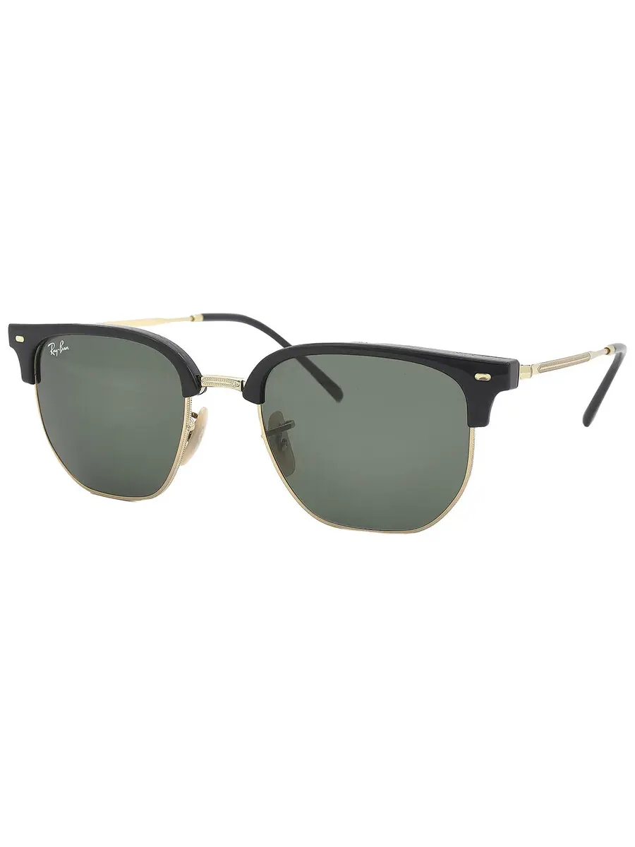 Солнцезащитные очки Ray Ban New Clubmaster Green унисекс RB4416 601/31 51 Ray-Ban — изображение 5 из 6, зеленый