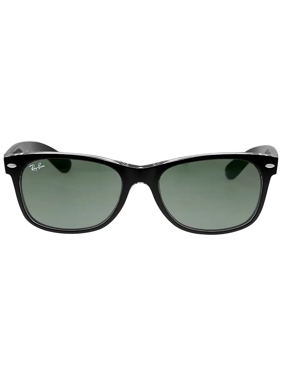 Солнцезащитные очки Ray-Ban New Wayfarer Color Mix Green Classic G-15 унисекс RB2132 6052 55
