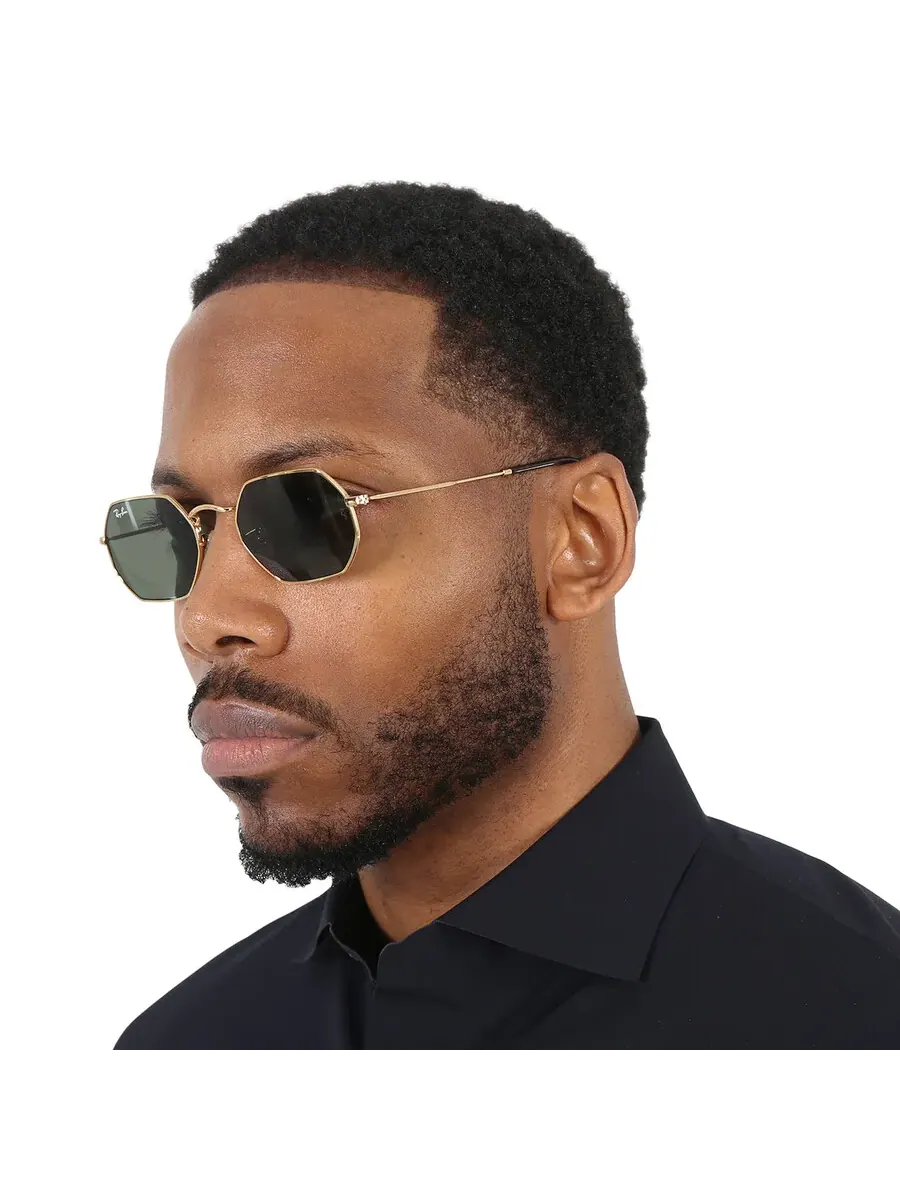 Солнцезащитные очки Ray Ban Octagonal Metal Ray-Ban — изображение 2 из 5, зеленый