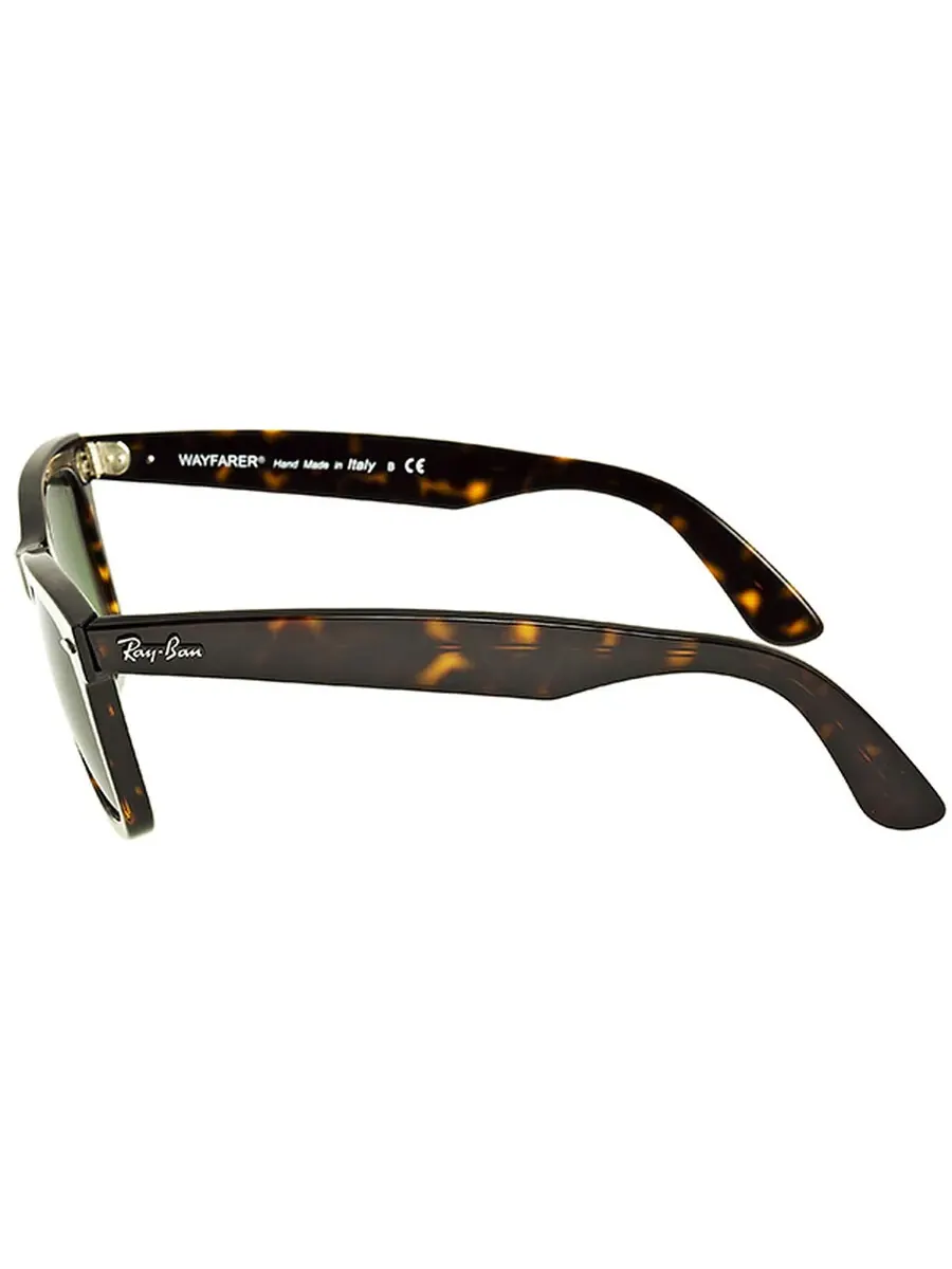 Солнцезащитные очки Ray Ban Original Wayfarer Classic Green Classic G-15 унисекс RB2140 902 50 Ray-Ban — изображение 3 из 5