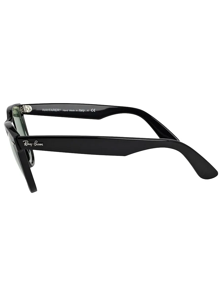 Солнцезащитные очки Ray Ban Original Wayfarer Classic Green G-15 унисекс RB2140 901 54 Ray-Ban — изображение 3 из 4, зеленый