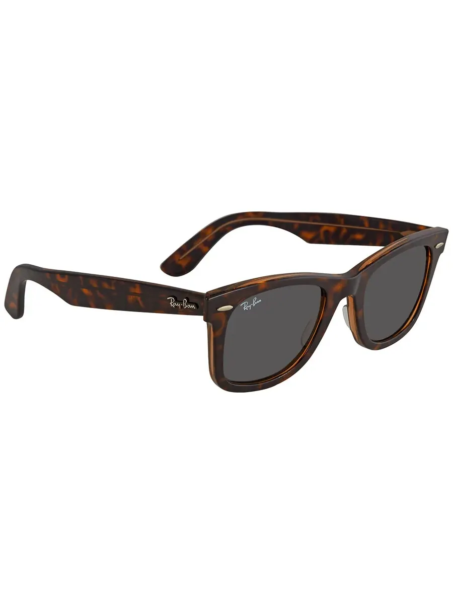 Солнцезащитные очки Ray Ban Original Wayfarer Bicolor Dark Grey Square унисекс RB2140 1292B1 50 Ray-Ban — изображение 2 из 4