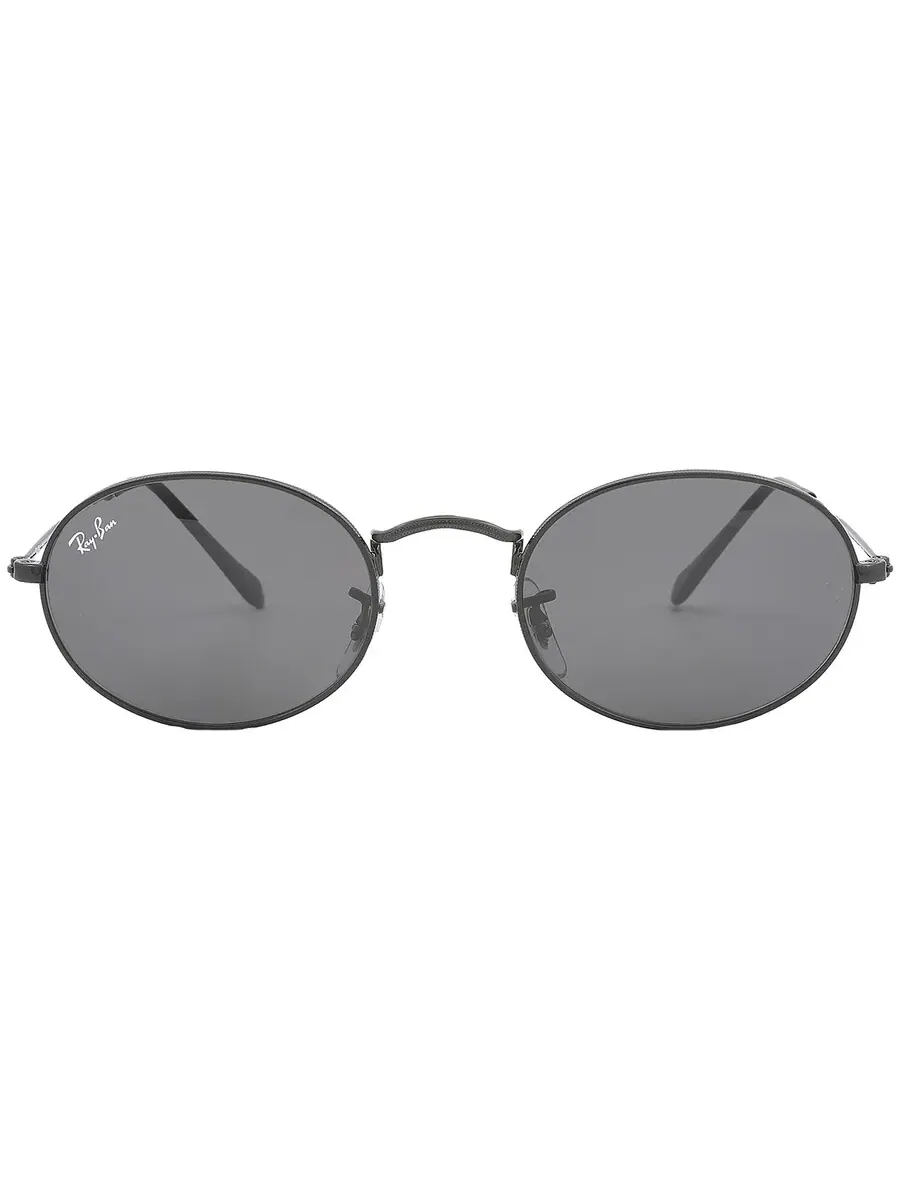 Солнцезащитные очки Ray Ban Oval Dark Gray унисекс RB3547 002/B1 51 Ray-Ban
