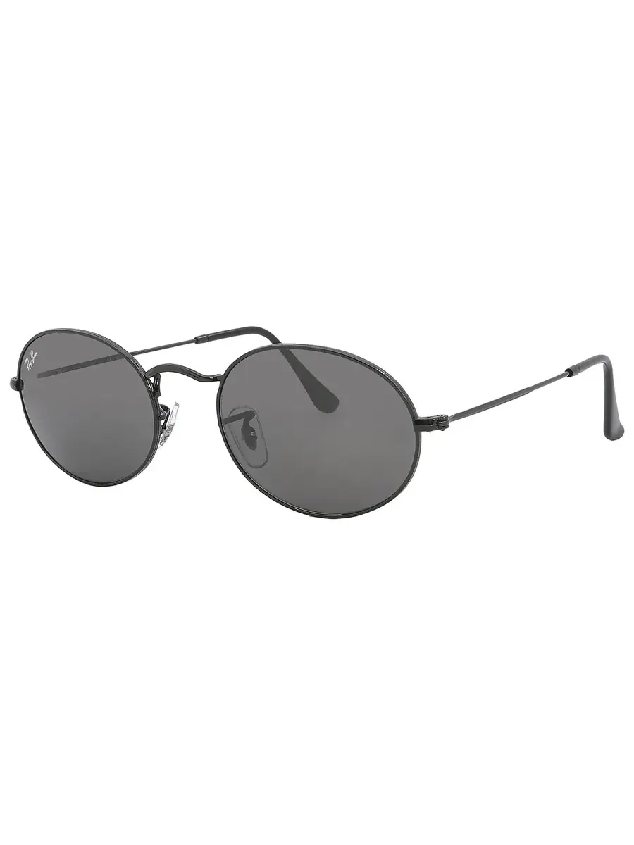 Солнцезащитные очки Ray Ban овальные темно-серые унисекс RB3547 002/B1 54 Ray-Ban — изображение 3 из 6, серый