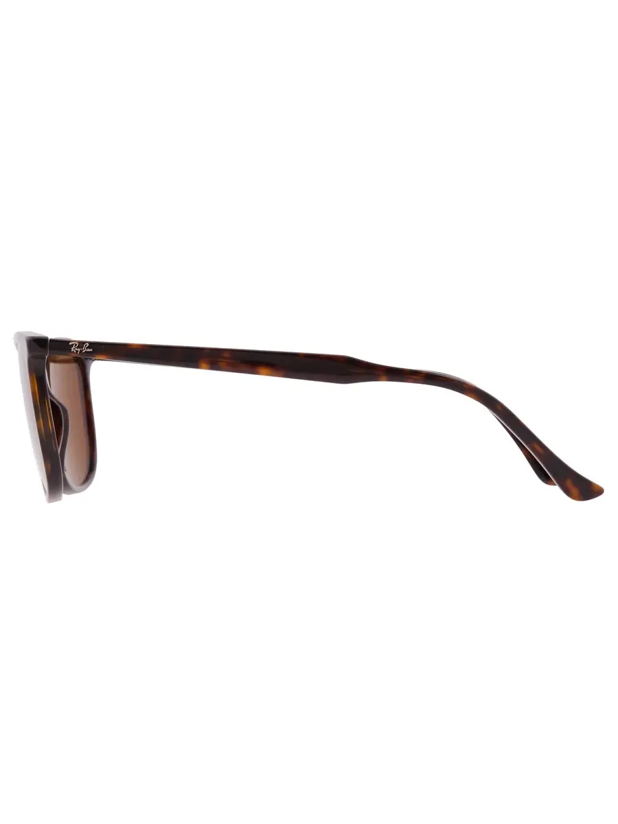 Ray-Ban Солнцезащитные очки Ray Ban Polarized коричневые прямоугольные унисекс RB2216 902/57 58 — изображение 4 из 5, хавана