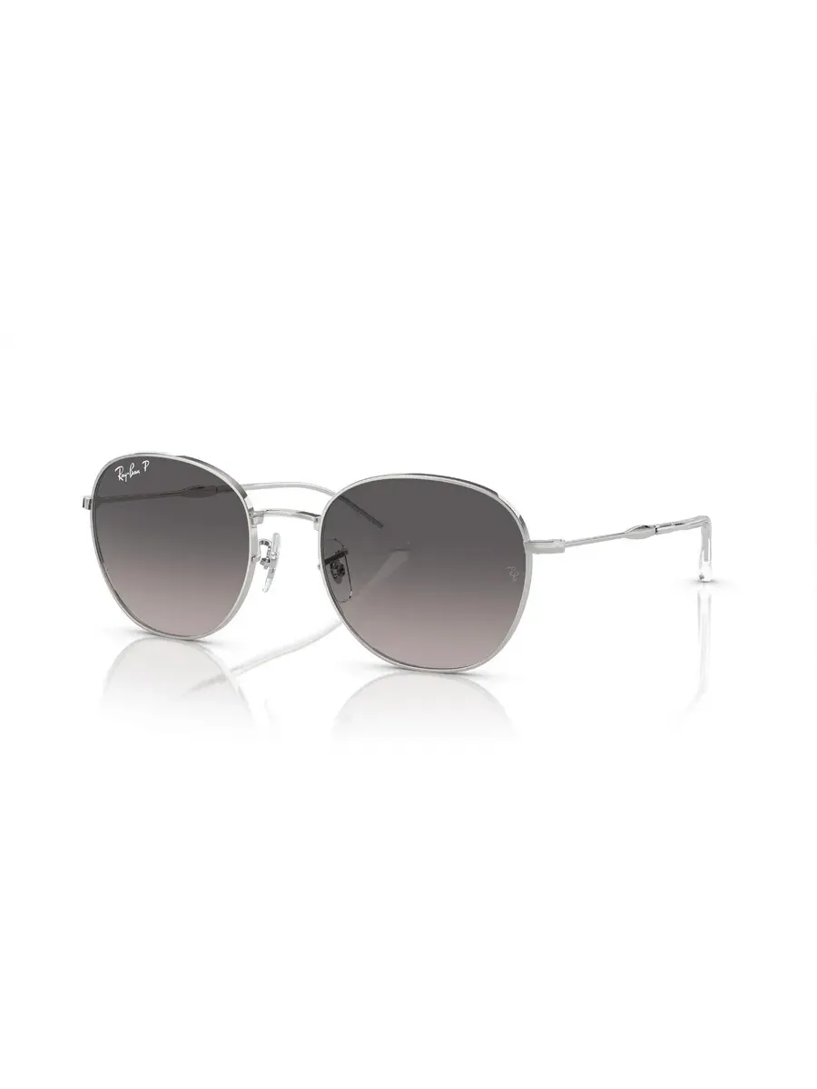 Солнцезащитные очки Ray Ban Polarized Grey Gradient круглой формы унисекс RB3809 003/M3 55 Ray-Ban
