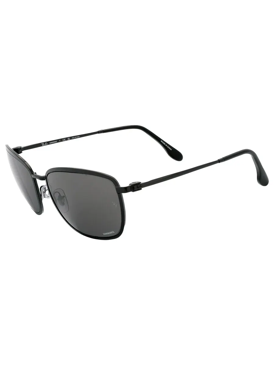 Солнцезащитные очки Ray Ban поляризованные серые квадратные унисекс RB3705 002/K8 60 Ray-Ban — изображение 3 из 5, серый