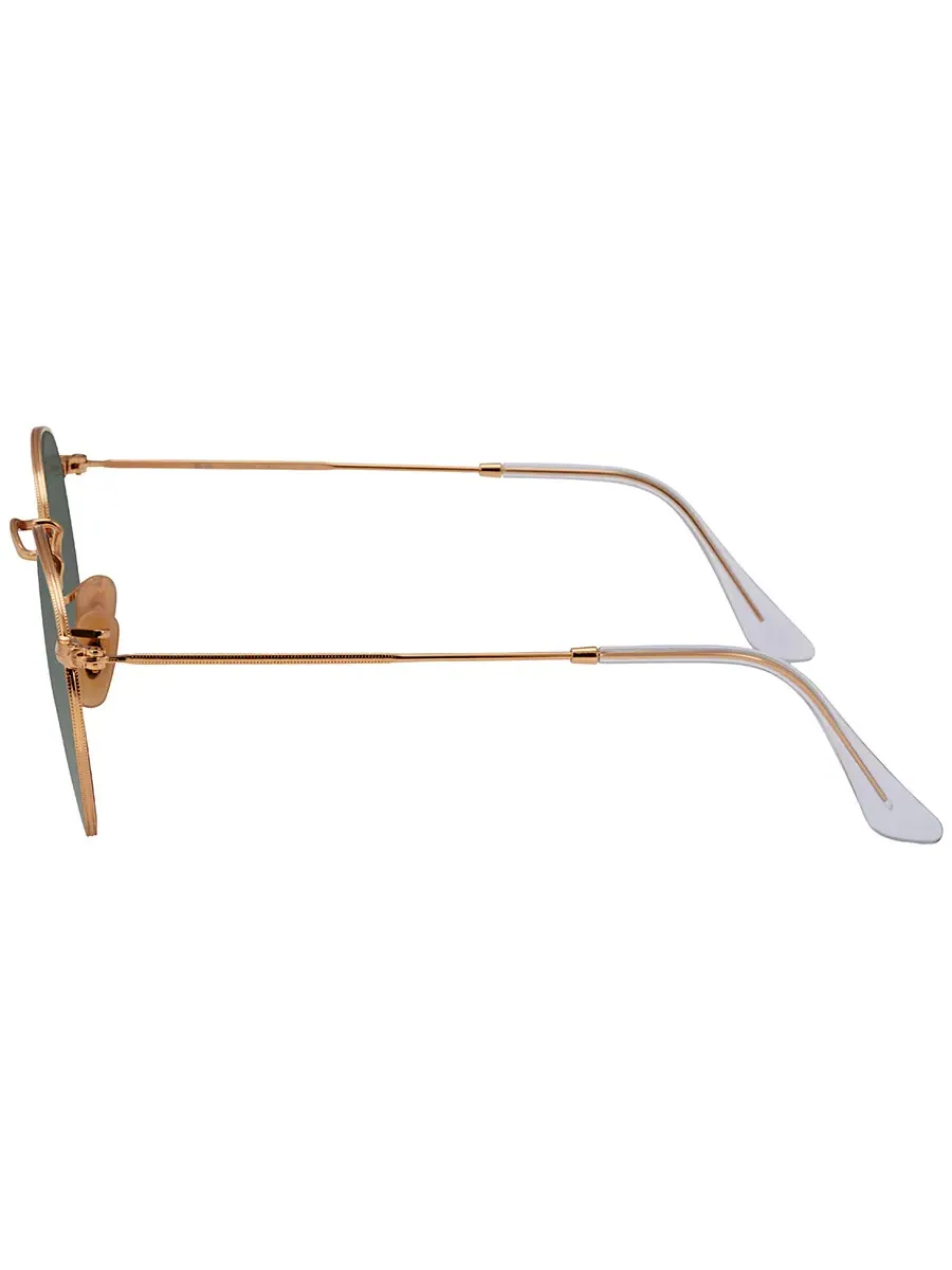 Солнцезащитные очки Ray Ban Round Metal Green Classic G-15 унисекс RB3447N 001 50 Ray-Ban — изображение 3 из 4, зеленый